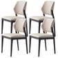 Open Back Dining Side Chair Industrial Solid Wood Dining Chair 4 Piece Set Black Clearhalo 'Dining Chairs' 'Dining Tables & Seating' 'dining_chair' 'furn' 'furn_dining_chair' 'Furniture' 'Kitchen & Dining Furniture' 6826668