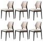Open Back Dining Side Chair Industrial Solid Wood Dining Chair 6 Piece Set Black Clearhalo 'Dining Chairs' 'Dining Tables & Seating' 'dining_chair' 'furn' 'furn_dining_chair' 'Furniture' 'Kitchen & Dining Furniture' 6826670