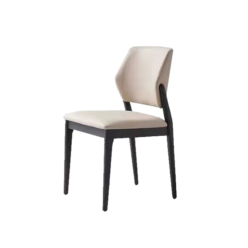 Open Back Dining Side Chair Industrial Solid Wood Dining Chair Clearhalo 'Dining Chairs' 'Dining Tables & Seating' 'dining_chair' 'furn' 'furn_dining_chair' 'Furniture' 'Kitchen & Dining Furniture' 6826673