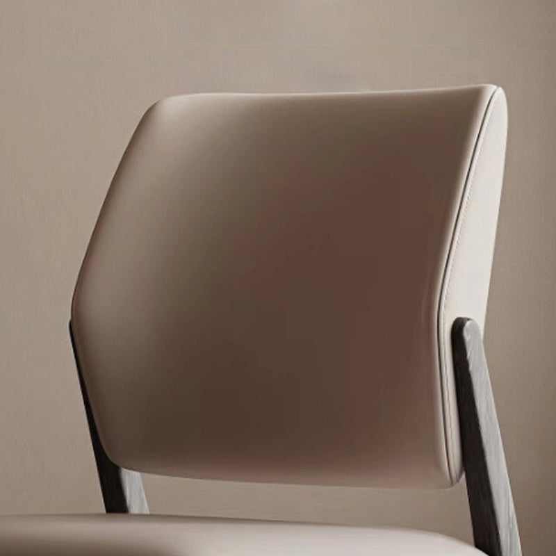 Open Back Dining Side Chair Industrial Solid Wood Dining Chair Clearhalo 'Dining Chairs' 'Dining Tables & Seating' 'dining_chair' 'furn' 'furn_dining_chair' 'Furniture' 'Kitchen & Dining Furniture' 6826674