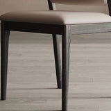 Open Back Dining Side Chair Industrial Solid Wood Dining Chair Clearhalo 'Dining Chairs' 'Dining Tables & Seating' 'dining_chair' 'furn' 'furn_dining_chair' 'Furniture' 'Kitchen & Dining Furniture' 6826676