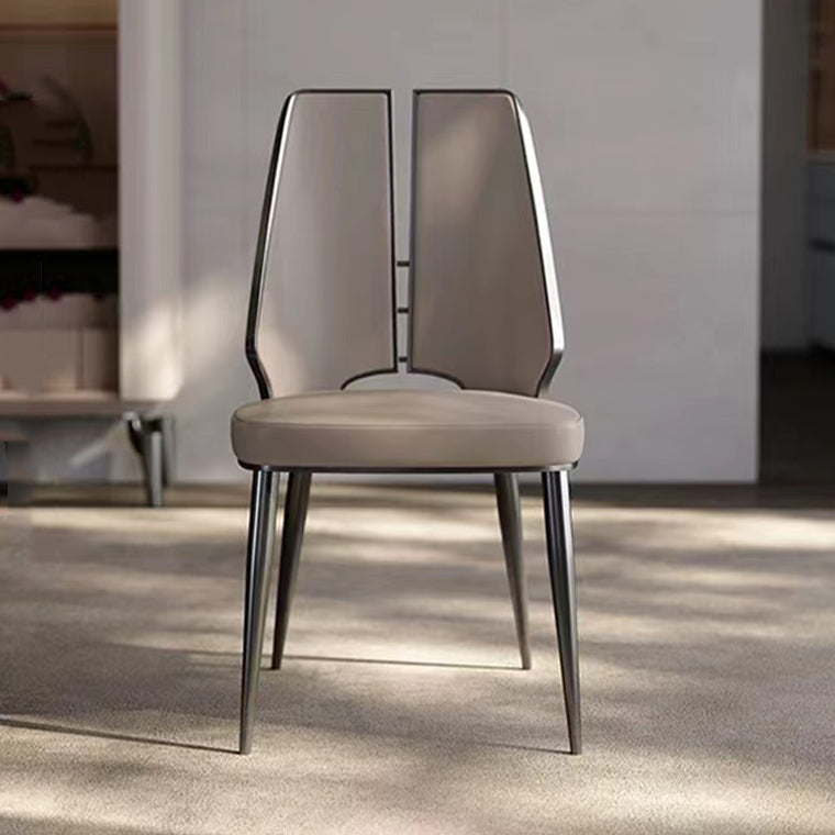 グラムキッチンサイドチェアダイニングルームオープンバックダイニングアームレスチェア