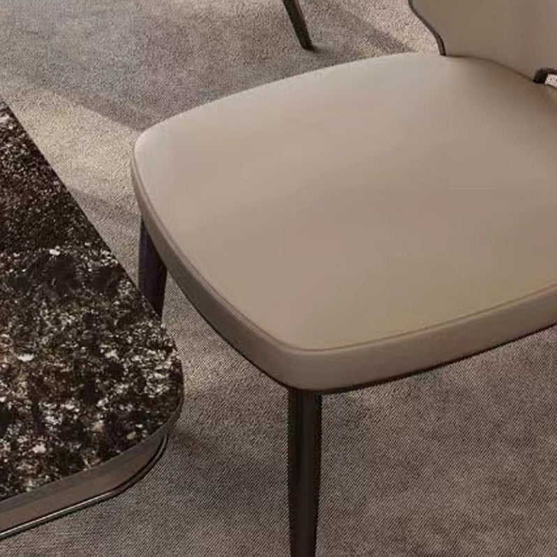 グラムキッチンサイドチェアダイニングルームオープンバックダイニングアームレスチェア