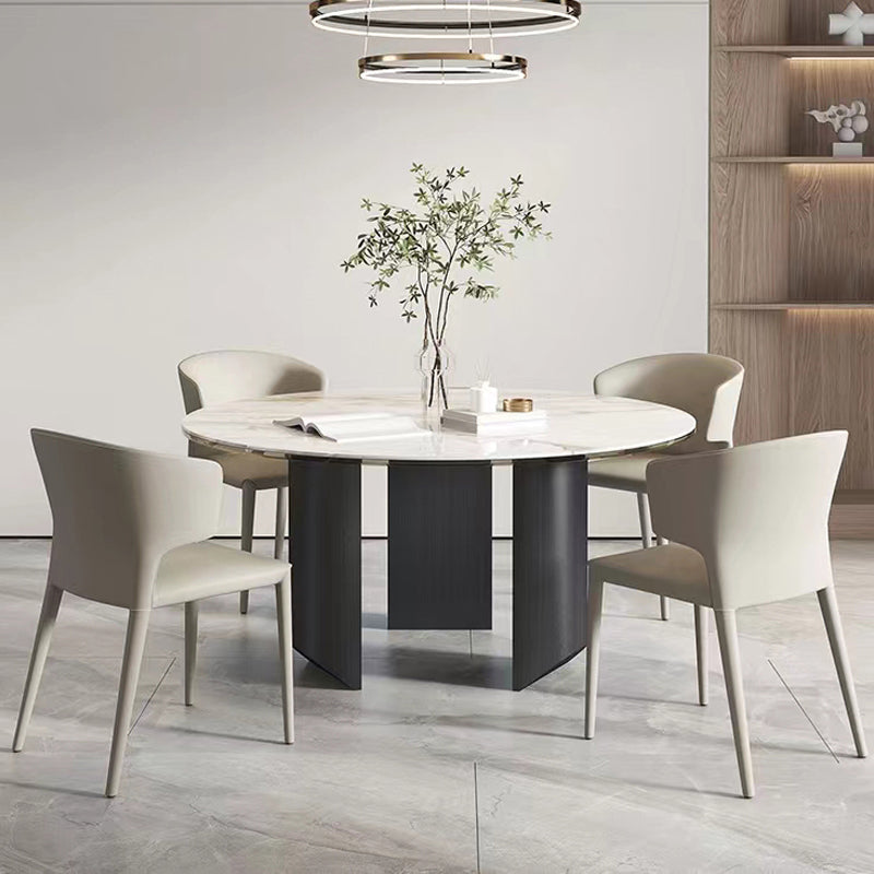 Kitchen Wingback Parsons Chair Faux Leather Dining Room Chair Clearhalo 'Dining Chairs' 'Dining Tables & Seating' 'dining_chair' 'furn' 'furn_dining_chair' 'Furniture' 'Kitchen & Dining Furniture' 6826708