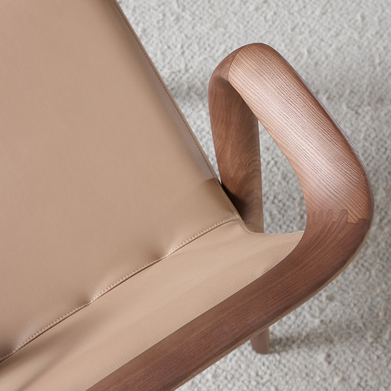 Comedor silla lateral contemporánea silla de comedor tapizada a madera maciza