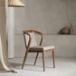 Comedor silla lateral contemporánea silla de comedor tapizada a madera maciza