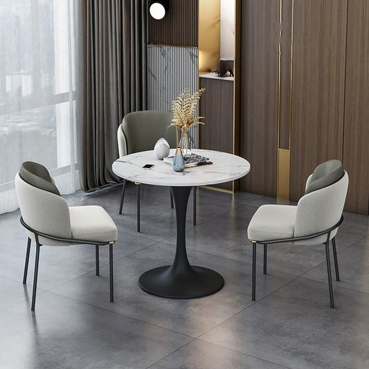 Küche gepolsterte Seitenstuhl Glamstil Parsons Armless Chair