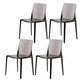 Contemporary Kitchen Dining Side Chair Plastic Stackable Chair