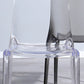 Contemporary Kitchen Dining Side Chair Plastic Stackable Chair
