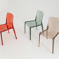 Contemporary Kitchen Dining Side Chair Plastic Stackable Chair