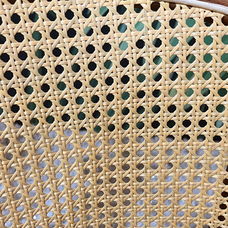 Contemporary Cane Back Dining Chair Home Solid Wood Dining Arm Chair