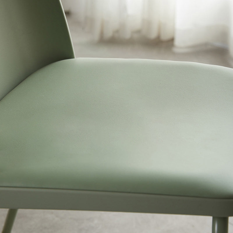 Contemporary Kitchen Dining Side Chair Home Metal Legs Chair Clearhalo 'Dining Chairs' 'Dining Tables & Seating' 'dining_chair' 'furn' 'furn_dining_chair' 'Furniture' 'Kitchen & Dining Furniture' 6827006