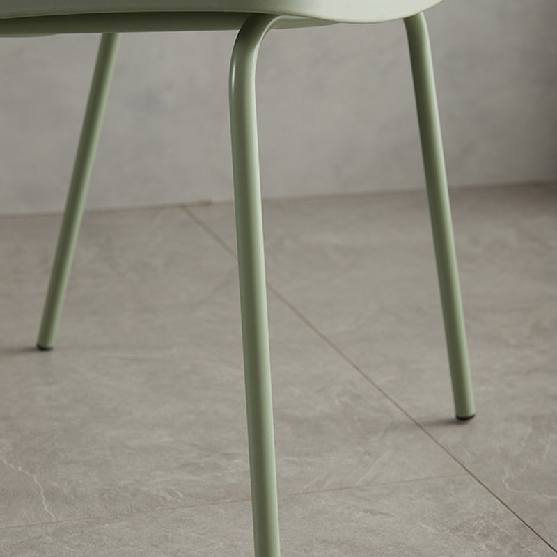 Contemporary Kitchen Dining Side Chair Home Metal Legs Chair Clearhalo 'Dining Chairs' 'Dining Tables & Seating' 'dining_chair' 'furn' 'furn_dining_chair' 'Furniture' 'Kitchen & Dining Furniture' 6827008