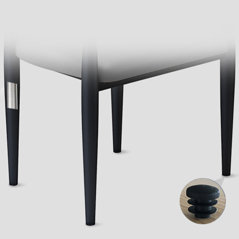 Contemporary Upholstered Arm Chair Home Metal Legs Dining Chair Clearhalo 'Dining Chairs' 'Dining Tables & Seating' 'dining_chair' 'furn' 'furn_dining_chair' 'Furniture' 'Kitchen & Dining Furniture' 6827070