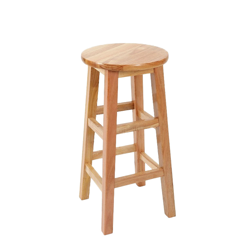 Barkruk in moderne stijl, massief hout, rugleuning zonder rugleuning voor de eetkamer