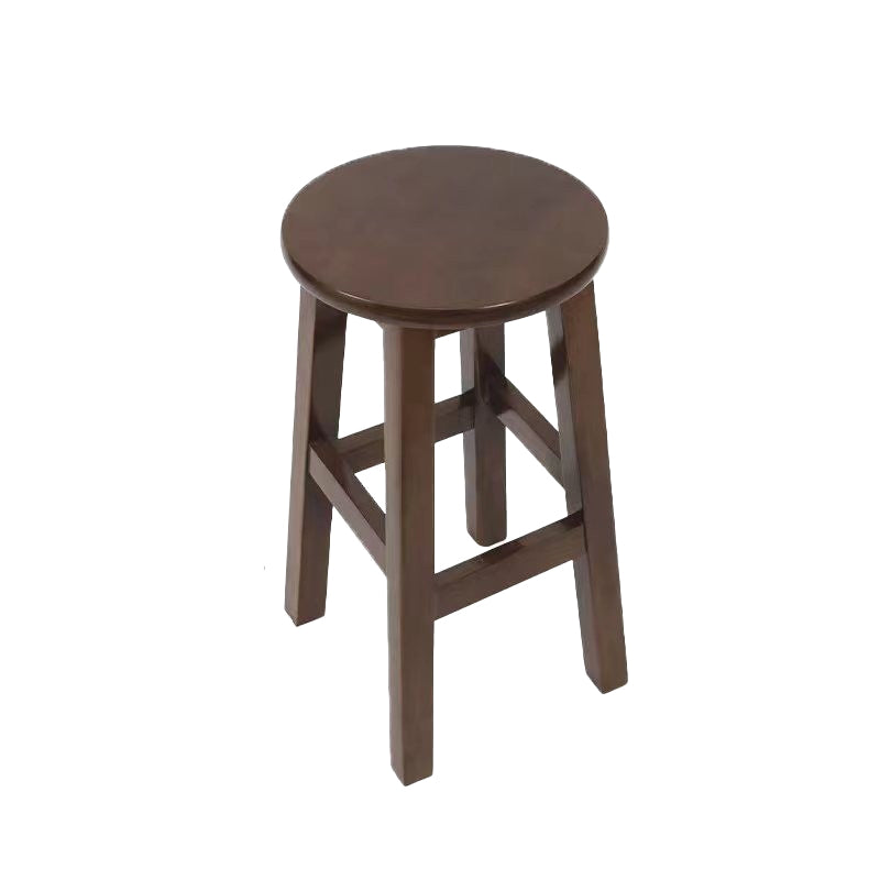 Barkruk in moderne stijl, massief hout, rugleuning zonder rugleuning voor de eetkamer