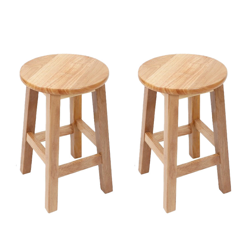 Barkruk in moderne stijl, massief hout, rugleuning zonder rugleuning voor de eetkamer