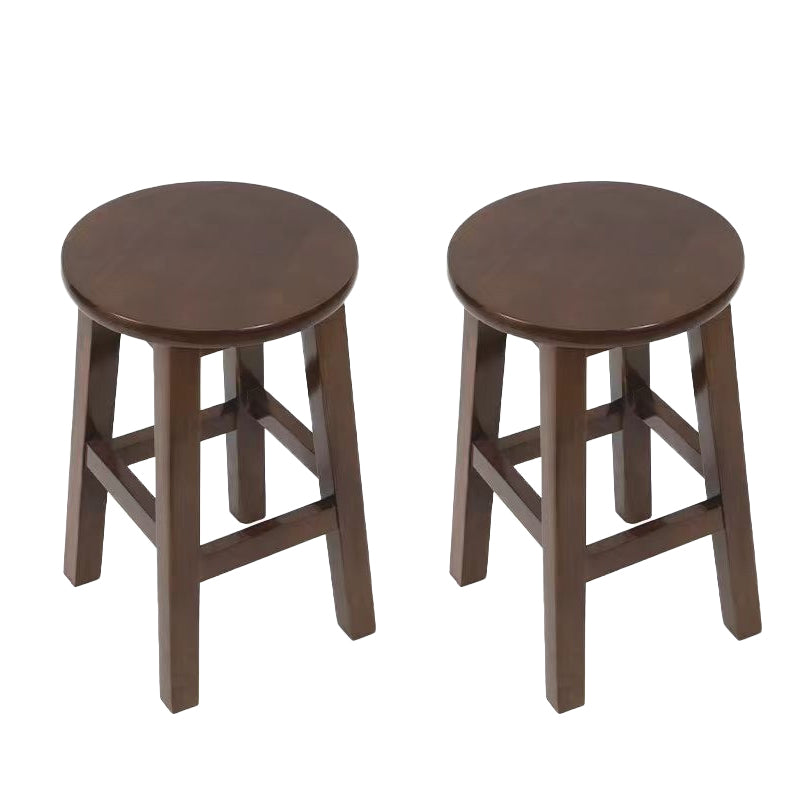 Barkruk in moderne stijl, massief hout, rugleuning zonder rugleuning voor de eetkamer