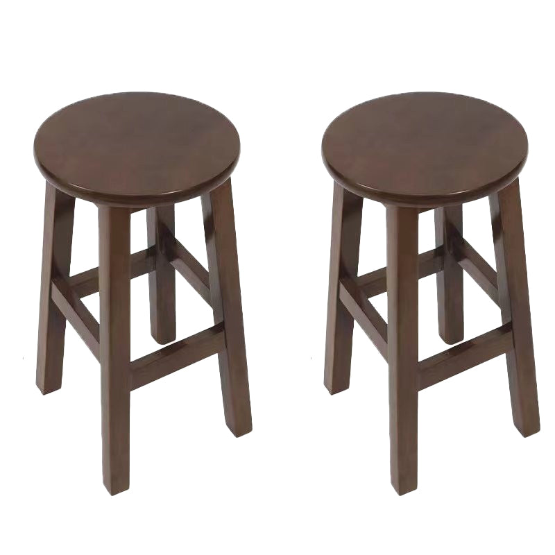 Barkruk in moderne stijl, massief hout, rugleuning zonder rugleuning voor de eetkamer