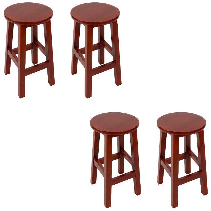 Barkruk in moderne stijl, massief hout, rugleuning zonder rugleuning voor de eetkamer