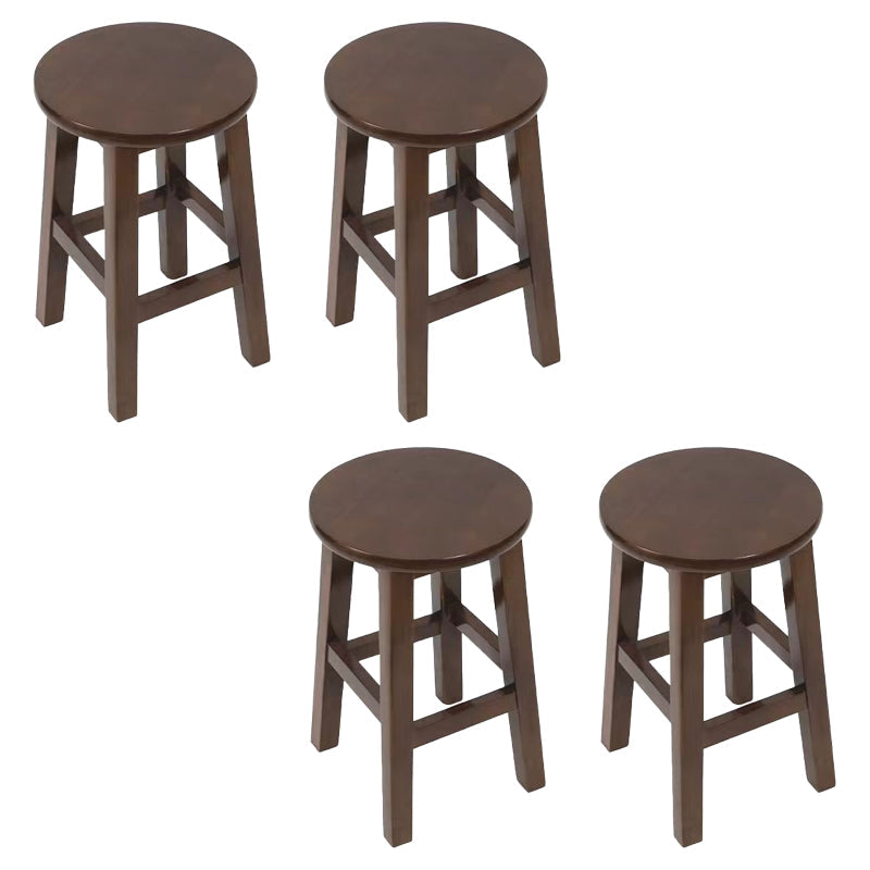 Barkruk in moderne stijl, massief hout, rugleuning zonder rugleuning voor de eetkamer