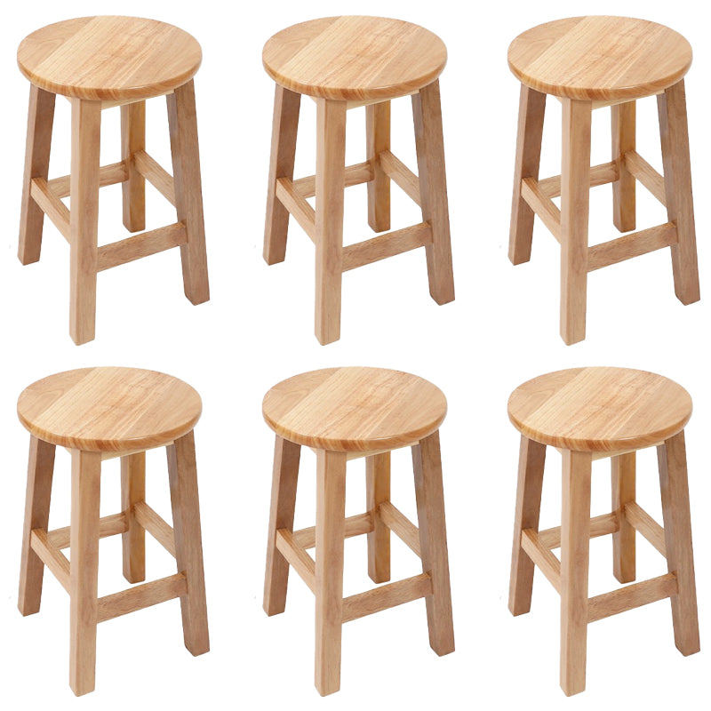 Barkruk in moderne stijl, massief hout, rugleuning zonder rugleuning voor de eetkamer