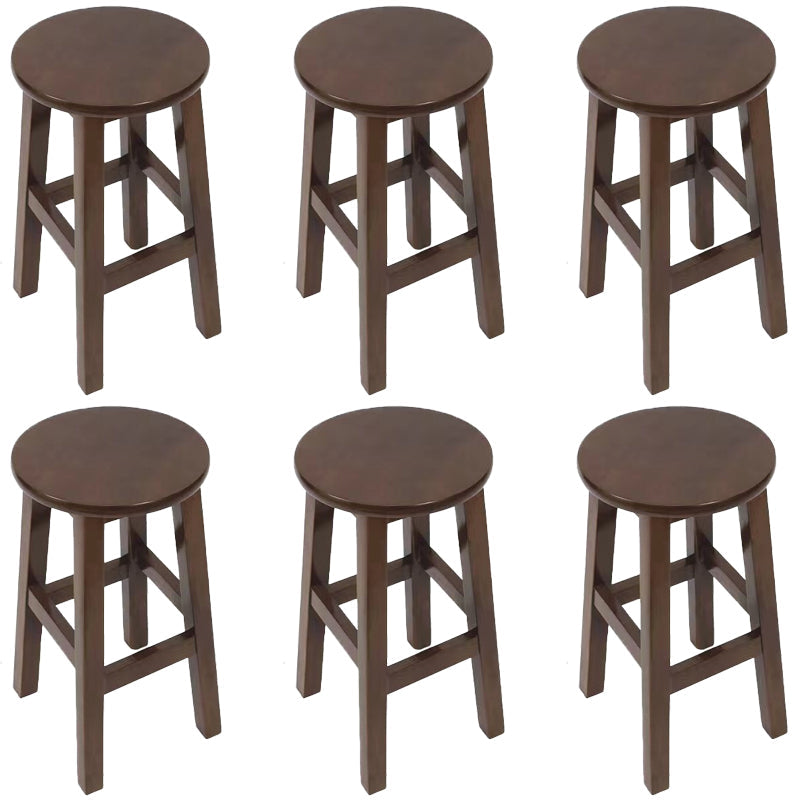 Barkruk in moderne stijl, massief hout, rugleuning zonder rugleuning voor de eetkamer