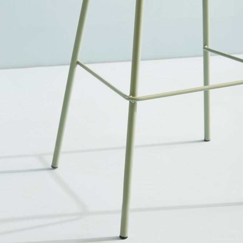 Low Back Dining Stools Armless Plastic Bar Stools with Footrest Clearhalo 'Bar Furniture' 'Bar Stools' 'bar_stools' 'furn' 'furn_bar_stools' 'Furniture' 'Kitchen & Dining Furniture' 6827226