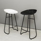 Industrial Armless Bar Stool Plastic Dining Stool with Metal Base Clearhalo 'Bar Furniture' 'Bar Stools' 'bar_stools' 'furn' 'furn_bar_stools' 'Furniture' 'Kitchen & Dining Furniture' 6827316