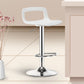 Plastic Low Back Barstools Adjustable Height Bar Stools with Metal Base Clearhalo 'Bar Furniture' 'Bar Stools' 'bar_stools' 'furn' 'furn_bar_stools' 'Furniture' 'Kitchen & Dining Furniture' 6827323