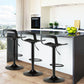 Plastic Low Back Barstools Adjustable Height Bar Stools with Metal Base Clearhalo 'Bar Furniture' 'Bar Stools' 'bar_stools' 'furn' 'furn_bar_stools' 'Furniture' 'Kitchen & Dining Furniture' 6827330