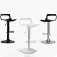 Plastic Low Back Barstools Adjustable Height Bar Stools with Metal Base Clearhalo 'Bar Furniture' 'Bar Stools' 'bar_stools' 'furn' 'furn_bar_stools' 'Furniture' 'Kitchen & Dining Furniture' 6827341