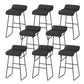 Modern Style Backless Barstool Pu Leather Counter Bar Stool with Metal Legs