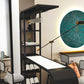 Contemporary Style Rectangle Bar Table Stone Bar Height Table with Storage Clearhalo 'Bar Furniture' 'Bar Tables' 'bar_tables' 'furn' 'furn_bar_tables' 'Furniture' 'Kitchen & Dining Furniture' 6827783