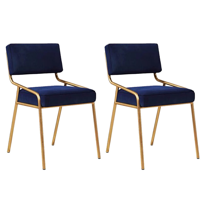 グラムホームダイニングルームの椅子布張りのアームレスダイニングチェア