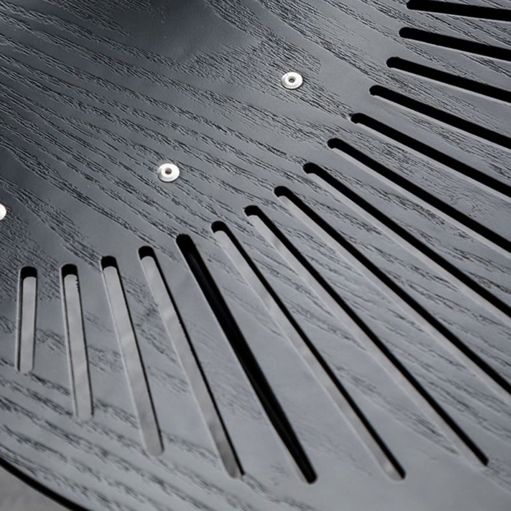 Industrial Style Patio Side Chair Open Back Armless Chair with Black Legs Clearhalo 'Dining Chairs' 'Dining Tables & Seating' 'dining_chair' 'furn' 'furn_dining_chair' 'Furniture' 'Kitchen & Dining Furniture' 6827923