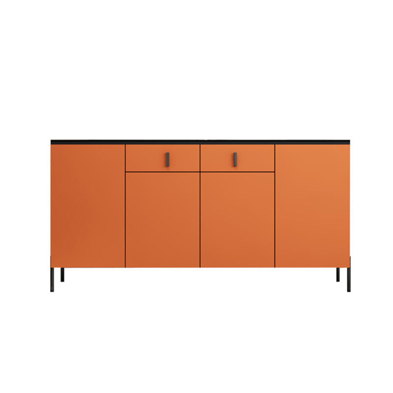 Stone Credenza Modern & Contemporary Server with Drawers and Cabinets Clearhalo 'buffet_sideboard' 'Buffets & Sideboards' 'furn' 'furn_buffet_sideboard' 'Furniture' 'Kitchen & Dining Furniture' 6827993