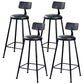 1/4/6/11 Pieces Bar Stool and Table Set Solid Wood Pub Dining Set Black 30"H Stools (Set of 4) Clearhalo 'Bar Furniture' 'furn' 'furn_home_bar_bar_sets' 'Furniture' 'Home Bars & Bar Sets' 'home_bar_bar_sets' 'Kitchen & Dining Furniture' 6828014