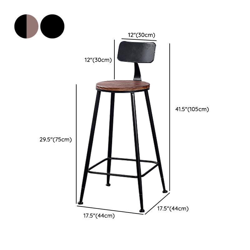 1/4/6/11 Pieces Bar Stool and Table Set Solid Wood Pub Dining Set Clearhalo 'Bar Furniture' 'furn' 'furn_home_bar_bar_sets' 'Furniture' 'Home Bars & Bar Sets' 'home_bar_bar_sets' 'Kitchen & Dining Furniture' 6828037