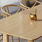 Modern 1/2/4/7 Pieces Dining Set Rectangle Pine Wood Dining Table for Dining Room
