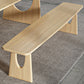 Modern 1/2/4/7 Pieces Dining Set Rectangle Pine Wood Dining Table for Dining Room