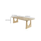 Modern 1/2/4/7 Pieces Dining Set Rectangle Pine Wood Dining Table for Dining Room