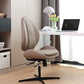 Modern Faux Leather Desk Chair Armless Conference Chair for Office Light Brown 1 Piece Clearhalo 'furn' 'furn_office_chair' 'Furniture' 'Office Chairs' 'Office Furniture' 'office_chair' 6828201
