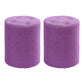 Modern Cotton Pouf Round Stain Resistant Solid Color Pouf for Living Room Purple 2 Piece Set Clearhalo 'furn' 'furn_ottomans_poufs' 'Furniture' 'Living Room Furniture' 'Ottomans & Poufs' 'ottomans_poufs' 6828429