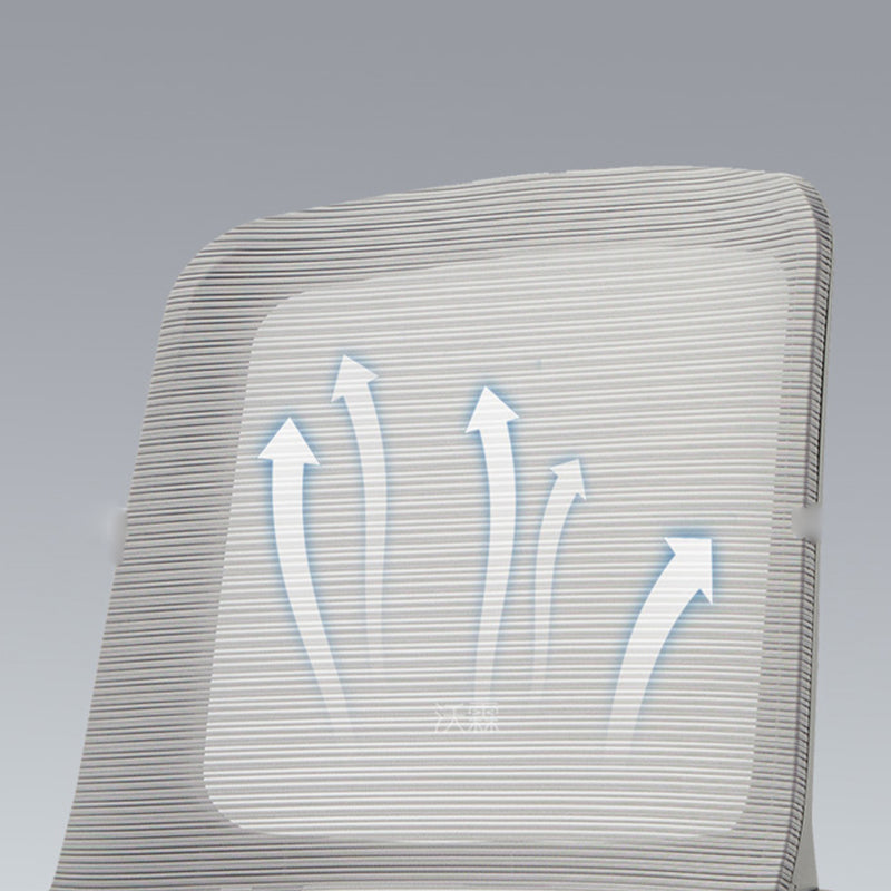 Silla de conferencia de malla de escritorio de brazos fijos modernos para la oficina para oficina