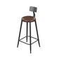 Modern 1/3 Pieces Bar Table Set Rectangle Pine Wood Counter Table with Stools for Cafe Brown 29"H Stool (Single) Clearhalo 'Bar Furniture' 'furn' 'furn_home_bar_bar_sets' 'Furniture' 'Home Bars & Bar Sets' 'home_bar_bar_sets' 'Kitchen & Dining Furniture' 6831573
