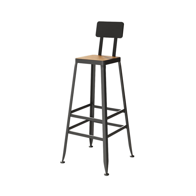 Modern 1/3 Pieces Bar Table Set Rectangle Pine Wood Counter Table with Stools for Cafe Wood 30"H Stool (Single) Clearhalo 'Bar Furniture' 'furn' 'furn_home_bar_bar_sets' 'Furniture' 'Home Bars & Bar Sets' 'home_bar_bar_sets' 'Kitchen & Dining Furniture' 6831575