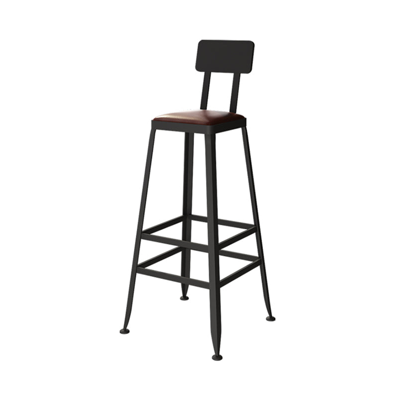 Modern 1/3 Pieces Bar Table Set Rectangle Pine Wood Counter Table with Stools for Cafe Brown 30"H Stool (Single) Clearhalo 'Bar Furniture' 'furn' 'furn_home_bar_bar_sets' 'Furniture' 'Home Bars & Bar Sets' 'home_bar_bar_sets' 'Kitchen & Dining Furniture' 6831577