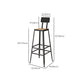 Modern 1/3 Pieces Bar Table Set Rectangle Pine Wood Counter Table with Stools for Cafe Clearhalo 'Bar Furniture' 'furn' 'furn_home_bar_bar_sets' 'Furniture' 'Home Bars & Bar Sets' 'home_bar_bar_sets' 'Kitchen & Dining Furniture' 6831582