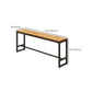 Modern 1/3 Pieces Bar Table Set Rectangle Pine Wood Counter Table with Stools for Cafe Clearhalo 'Bar Furniture' 'furn' 'furn_home_bar_bar_sets' 'Furniture' 'Home Bars & Bar Sets' 'home_bar_bar_sets' 'Kitchen & Dining Furniture' 6831589